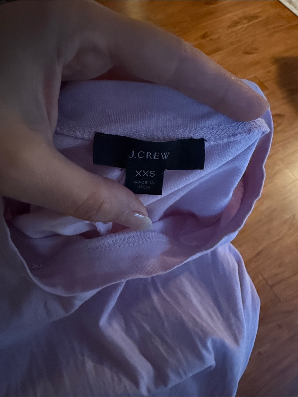 J. Crew midi t-shirt dress in lilac - Picture 3 of 3